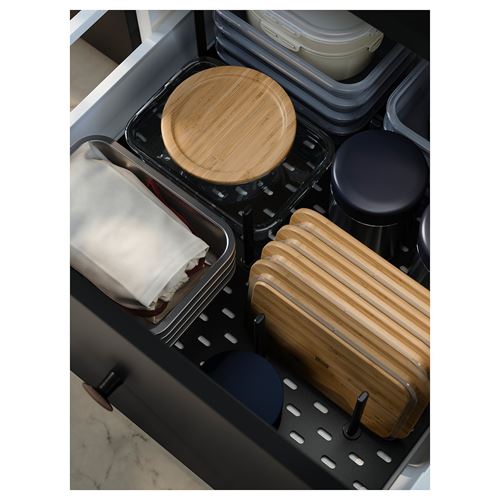 IKEA - UPPDATERA, drawer organizer, anthracite, 60 cm