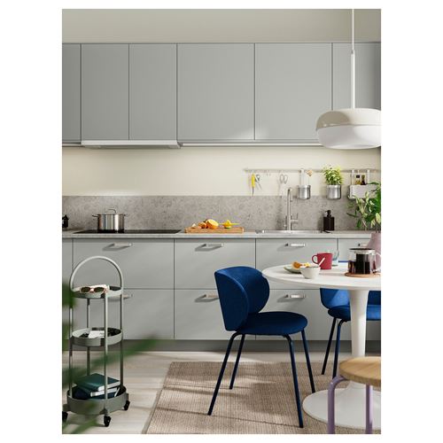 IKEA - JUTTERSBO, servis arabası, gri-yeşil, 36x36 cm