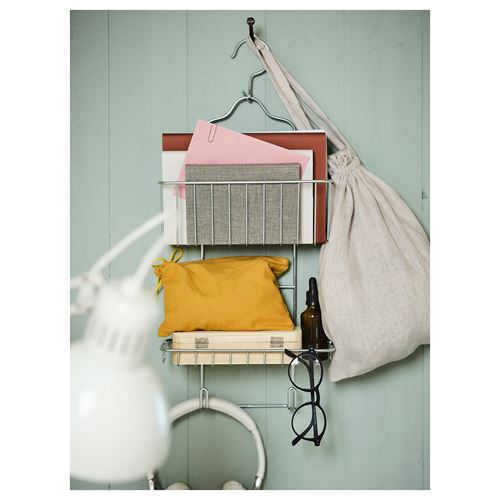 IKEA - KROKFJORDEN, duş sepeti, çinko kaplama, 24x53 cm