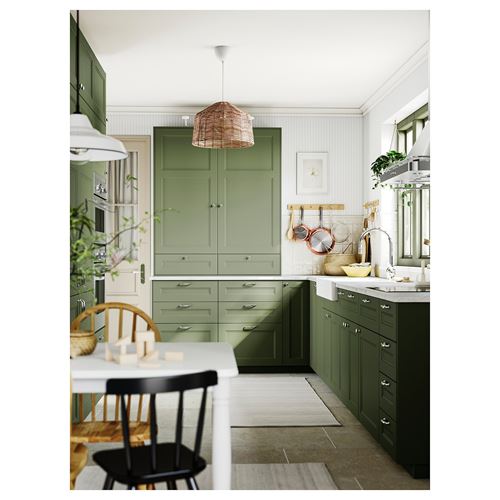 IKEA - EKBACKEN, tezgah, beyaz canlı mermer etkisi-laminat, 186x2,8 cm