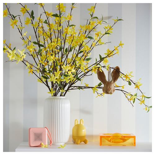 IKEA - SMYCKA, artificial flower, forsythia yellow, 70 cm