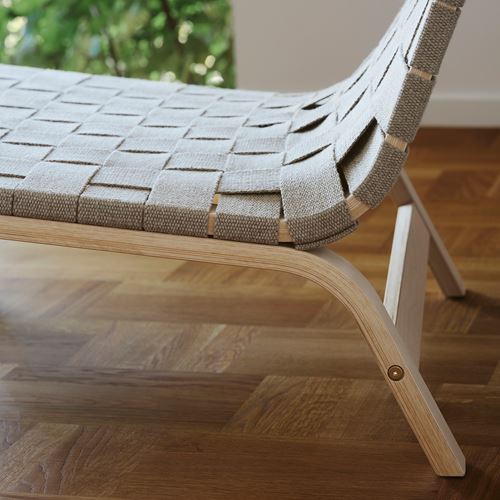 IKEA - STOCKHOLM 2025, tekli koltuk, huş kaplama