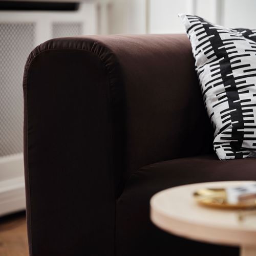 IKEA - STOCKHOLM 2025, 2'li kanepe, alhamn koyu kahve