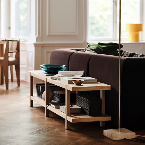 IKEA - STOCKHOLM 2025, bank, meşe kaplama, 180x41x44 cm