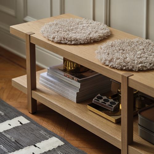 IKEA - STOCKHOLM 2025, bank, meşe kaplama, 180x41x44 cm