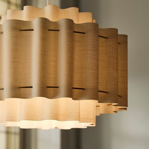 IKEA - STOCKHOLM 2025, sarkıt lamba, beyaz-pirinç, 50 cm
