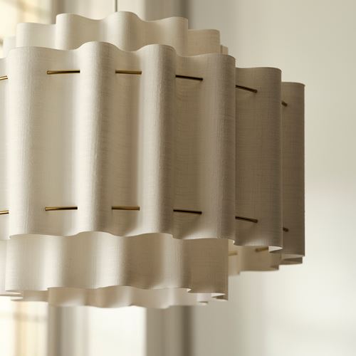 IKEA - STOCKHOLM 2025, sarkıt lamba, beyaz-pirinç, 50 cm