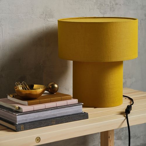 IKEA - STOCKHOLM 2025, abajur, sarı, 35 cm