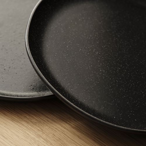 IKEA - STOCKHOLM 2025, tabak seti, siyah, 26 cm