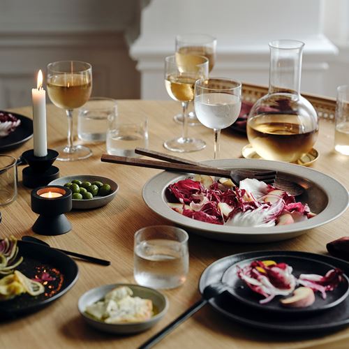 IKEA - STOCKHOLM 2025, seramik servis kasesi, bej, 34 cm