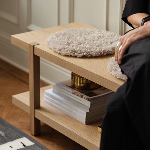 IKEA - STOCKHOLM 2025, bank, meşe kaplama, 180x41x44 cm