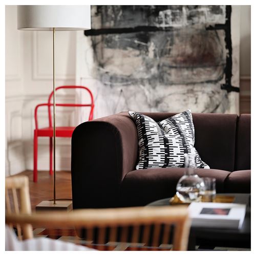 IKEA - STOCKHOLM 2025, yer lambası, beyaz-pirinç, 159 cm