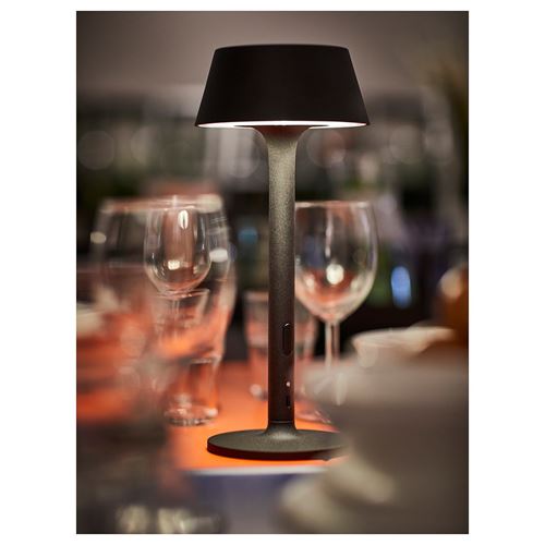 IKEA - AVHALL, LED decoration lighting, black, 29 cm