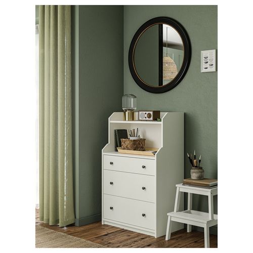 IKEA - BEKVAM, basamaklı tabure, beyaz, 50 cm