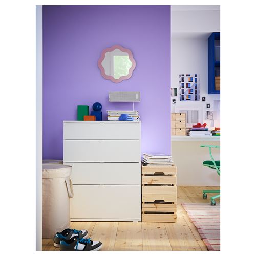 IKEA - PRUNKHALLON, duvar aynası, açık pembe, 40 cm