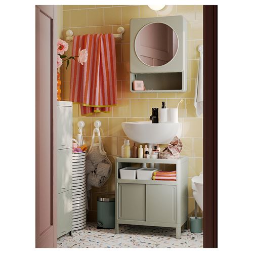 IKEA - IVÖSJÖN, wash-basin cabinet, green, 50x33x57 cm