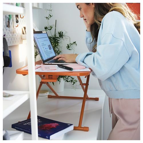 IKEA - DUBBLA, laptop desteği, turuncu, 60x40 cm