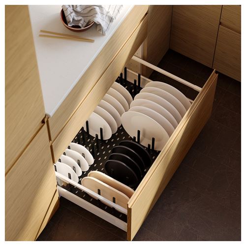 IKEA - UPPDATERA, drawer organizer, anthracite, 80 cm