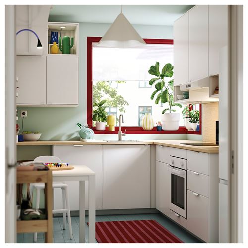 IKEA - EKBACKEN, tezgah, kontrplak görünümlü-laminat, 186x2,8 cm