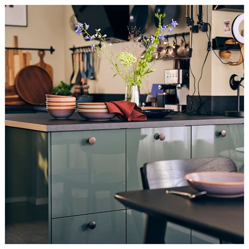 IKEA - EKBACKEN, tezgah, siyah-laminat, 246x2,8 cm