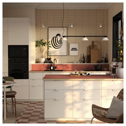 IKEA - EKBACKEN, tezgah, terakota görünümlü-laminat, 246x2,8 cm