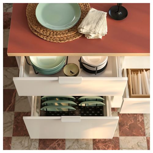 IKEA - UPPDATERA, drawer organizer, anthracite, 60 cm