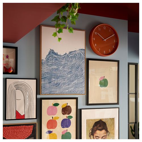 IKEA - BLODFLADER, picture with frame, multicolour, 50x70 cm