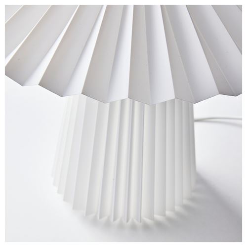 IKEA - KUDDLAVA, masa lambası, beyaz, 28 cm