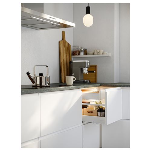 IKEA - EKBACKEN, worktop, grey terrazzo effect-laminate, 186x2,8 cm