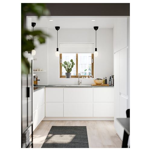 IKEA - EKBACKEN, worktop, grey terrazzo effect-laminate, 186x2,8 cm