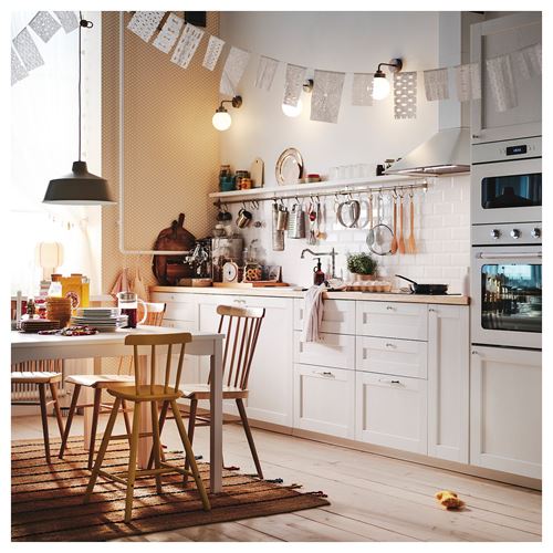 IKEA - HÖGVED, ahşap sandalye, huş kaplama