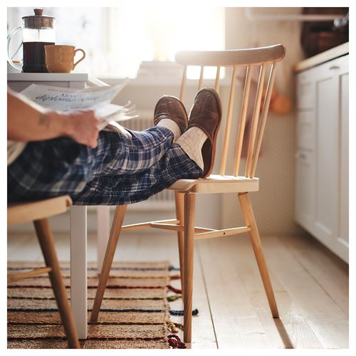 IKEA - HÖGVED, ahşap sandalye, huş kaplama