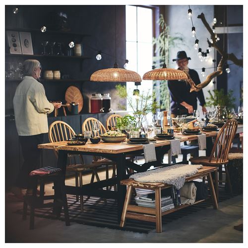 IKEA - NARRKOLV, pendant lamp, rattan, 56 cm