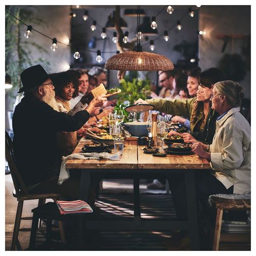 IKEA - SKOGSTA, dining table, acacia, seats 6-8