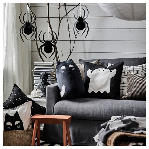 IKEA - KUSTFYR, yumuşak oyuncak, siyah, 44 cm