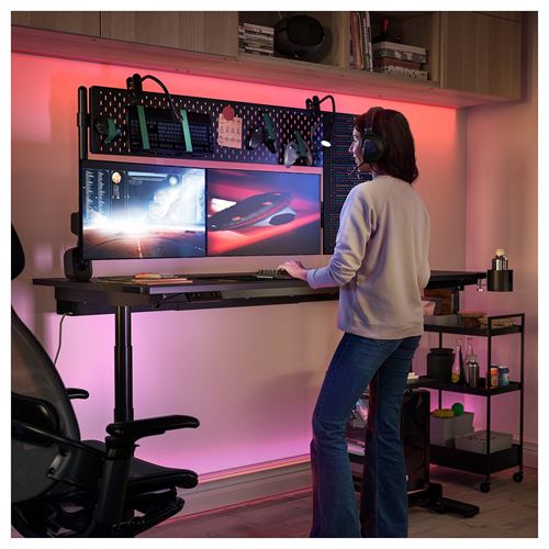 IKEA - NISSAFORS, trolley, black, 50,5x30x83 cm