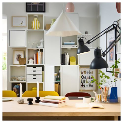 IKEA - BERGSHYTTAN, yemek masası, hafif boyalı efekt huş kaplama, 240x93 cm