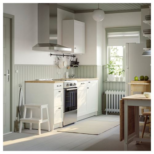 IKEA - BEKVAM, basamaklı tabure, beyaz, 50 cm