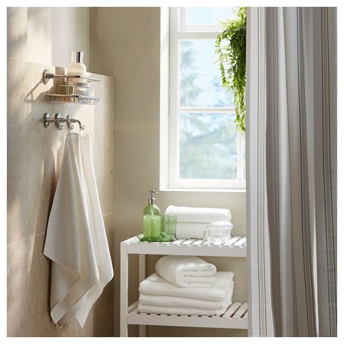 IKEA - BROFJARDEN, shower rack, chrome effect, 33x12 cm