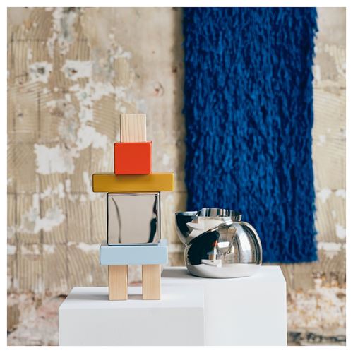 IKEA - KONSTRUNDA, decoration, multicolour, 18x14x40 cm