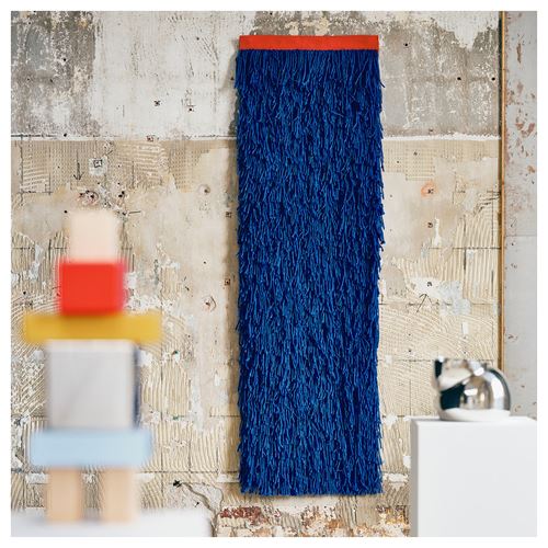 IKEA - KONSTRUNDA, wall decoration, blue, 50x160 cm