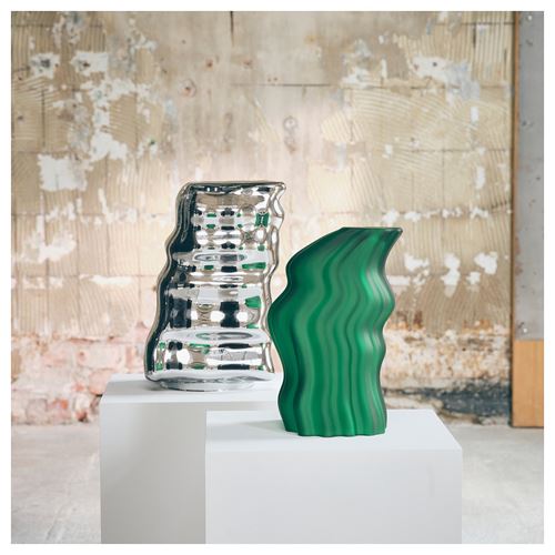 IKEA - KONSTRUNDA, decoration, green, 18x16x25 cm