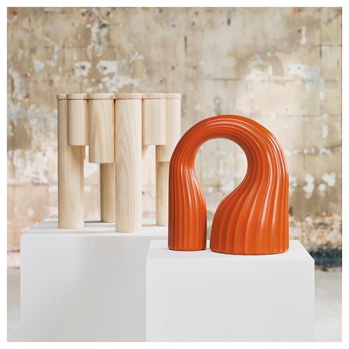 IKEA - KONSTRUNDA, tabure, çam, 40 cm