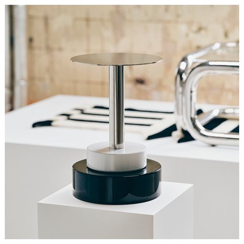 IKEA - KONSTRUNDA, side table, metal, 30 cm