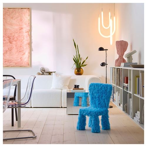 IKEA - VARMBLIXT, LED pendant lamp, white, 46 cm