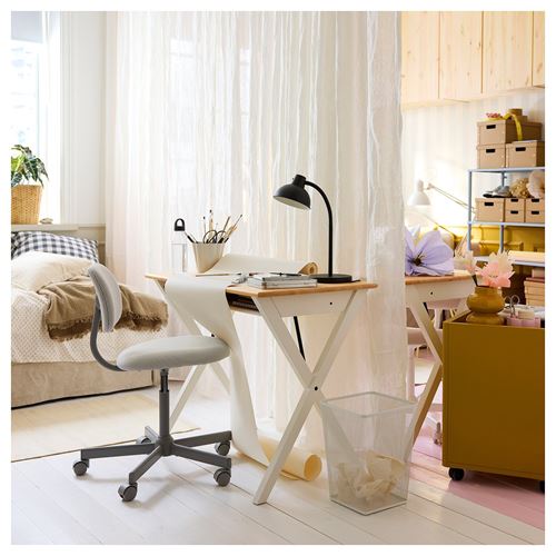 IKEA - BOLLPOJKE, çalışma masası, çam-beyaz, 90x55 cm