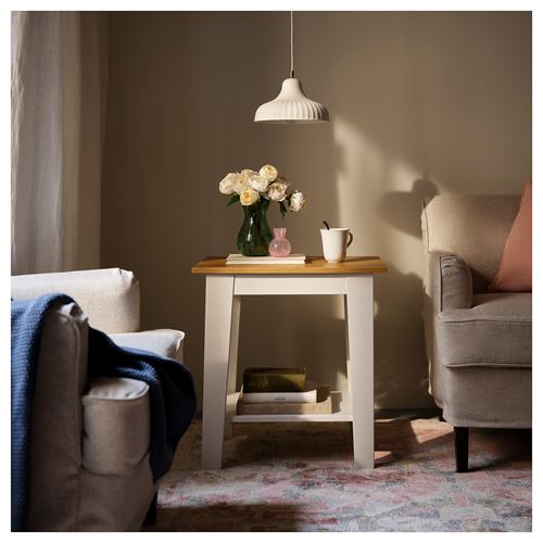 IKEA - AMMARYD, side table, white, 59x40 cm