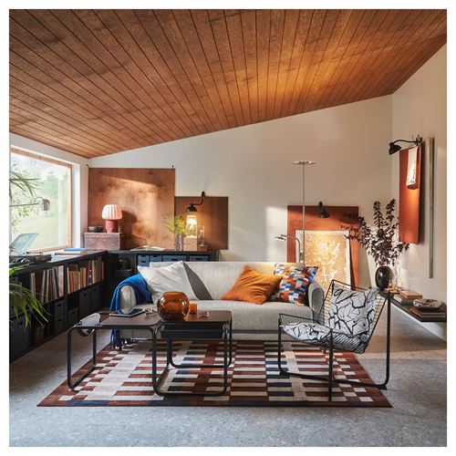 IKEA - SALTMYRAN, 2'li kanepe, öreryd gri-bej