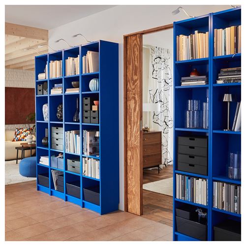 IKEA - BILLY, bookcase, blue, 40x28x202 cm