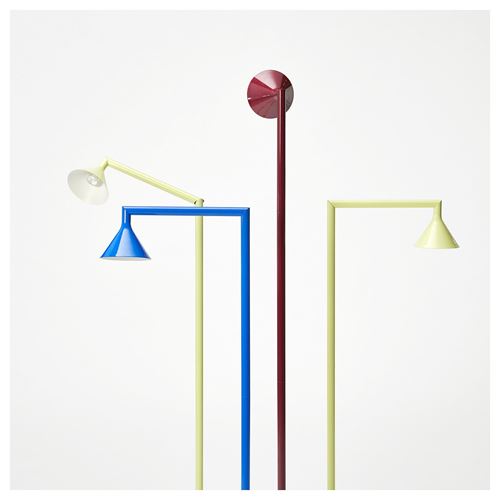 IKEA - IKEA PS 2026, yer ve okuma lambası, mavi, 182 cm